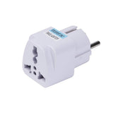 Adaptor pentru Calatorie Techsuit (C524), pentru UK / US / AU to EU, 10A, 250V, Alb