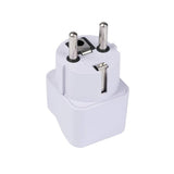 Adaptor pentru Calatorie Techsuit (C524), pentru UK / US / AU to EU, 10A, 250V, Alb