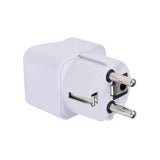 Adaptor pentru Calatorie Techsuit (C524), pentru UK / US / AU to EU, 10A, 250V, Alb