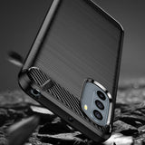 Husa pentru Motorola Moto G31, Techsuit Carbon Silicone, negru