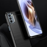Husa pentru Motorola Moto G31, Techsuit Carbon Silicone, negru