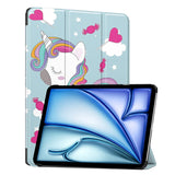 Husa tableta pentru iPad Air 13 (2024), Techsuit FoldPro, Butterfly