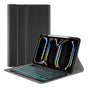 Husa tableta pentru iPad Pro 11 (2024), Techsuit CozyTab Case (cu Pencil Holder/RGB Wireless Magnetic Keyboard), negru