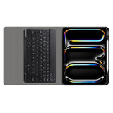 Husa tableta pentru iPad Pro 11 (2024), Techsuit CozyTab Case (cu Pencil Holder/RGB Wireless Magnetic Keyboard), negru