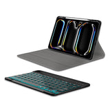 Husa tableta pentru iPad Pro 11 (2024), Techsuit CozyTab Case (cu Pencil Holder/RGB Wireless Magnetic Keyboard), negru