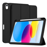 Husa tableta pentru iPad 10 (2022) 10.9, Techsuit Flex Trifold (cu Pencil Holder), gri