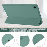 Husa tableta pentru Samsung Galaxy Tab S6 Lite 10.4 P610/P615, Techsuit Flex Trifold (cu Pencil Holder), gri