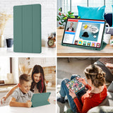 Husa tableta pentru Samsung Galaxy Tab S6 Lite 10.4 P610/P615, Techsuit Flex Trifold (cu Pencil Holder), gri