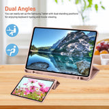 Husa tableta pentru Samsung Galaxy Tab S6 Lite 10.4 P610/P615, Techsuit Flex Trifold (cu Pencil Holder), gri