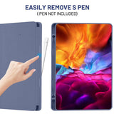 Husa tableta pentru Samsung Galaxy Tab S6 Lite 10.4 P610/P615, Techsuit Flex Trifold (cu Pencil Holder), gri