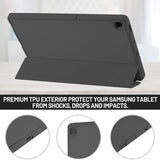 Husa tableta pentru Samsung Galaxy Tab S6 Lite 10.4 P610/P615, Techsuit Flex Trifold (cu Pencil Holder), gri