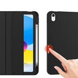 Husa tableta pentru iPad 10 (2022) 10.9, Techsuit Flex Trifold (cu Pencil Holder), verde deschis