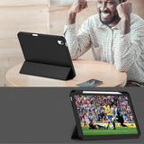 Husa tableta pentru iPad 10 (2022) 10.9, Techsuit Flex Trifold (cu Pencil Holder), gri