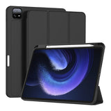 Husa tableta pentru Xiaomi Pad 6, Techsuit Flex Trifold (cu Pencil Holder), gri