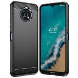 Husa pentru Nokia G50, Techsuit Carbon Silicone, negru