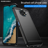 Husa pentru Nokia G50, Techsuit Carbon Silicone, negru