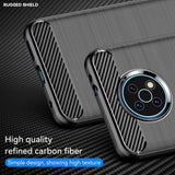 Husa pentru Nokia G50, Techsuit Carbon Silicone, negru