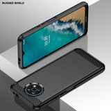 Husa pentru Nokia G50, Techsuit Carbon Silicone, negru