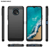 Husa pentru Nokia G50, Techsuit Carbon Silicone, negru