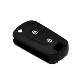 Techsuit Car Key Case (2003.04), Hyundai Elantra/Kia Picanto, Negru