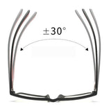 Techsuit Anti-Blue Light Glasses Reflex TR90 (F2388), Rectangular, Sand Black / Albastru