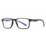 Techsuit Anti-Blue Light Glasses Reflex TR90 (F2388), Rectangular, Sand Negru