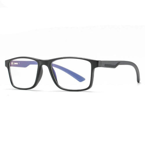 Techsuit Anti-Blue Light Glasses Reflex TR90 (F2388), Rectangular, Sand Negru