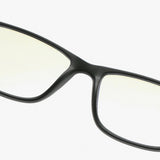 Techsuit Anti-Blue Light Glasses Reflex TR90 (F2388), Rectangular, Sand Black / Albastru