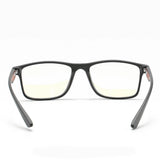 Techsuit Anti-Blue Light Glasses Reflex TR90 (F2388), Rectangular, Black / Rosu