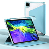 Husa tableta pentru iPad Pro 11 (2024), Techsuit Crystal Vision, bleu