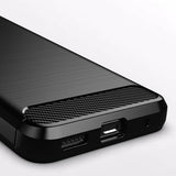 Husa pentru Motorola Moto G60, Techsuit Carbon Silicone, albastru