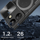 Husa pentru Xiaomi Redmi 13C 4G, Techsuit CamGuard Pro, albastru