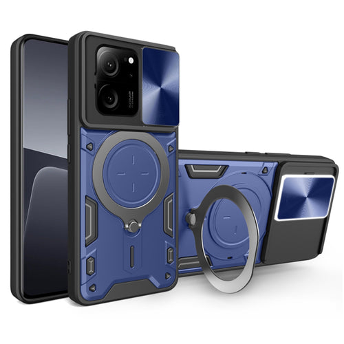 Husa pentru Xiaomi 13T, Techsuit CamGuard Pro, albastru