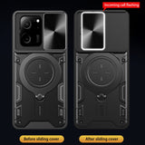 Husa pentru Xiaomi 13T, Techsuit CamGuard Pro, albastru
