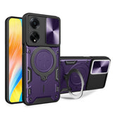 Husa pentru OPPO A98 5G, Techsuit CamGuard Pro, albastru