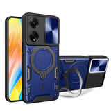 Husa pentru OPPO A98 5G, Techsuit CamGuard Pro, albastru