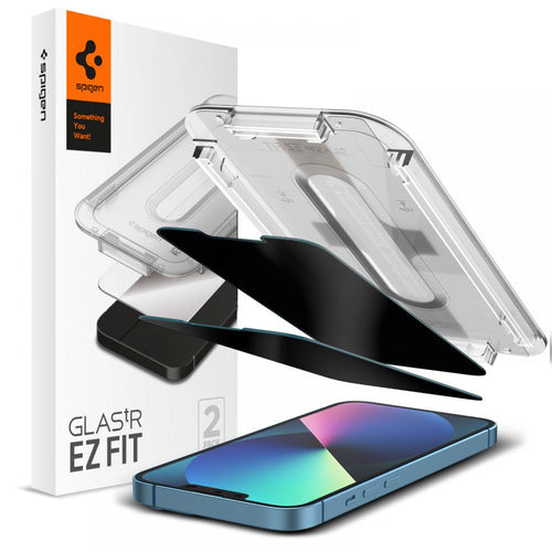 Folie de protectie pentru iPhone 13 Pro Max, Spigen (2 pack) Glas.tR EZ-FIT (AGL03378)