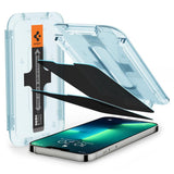 Folie de protectie pentru iPhone 13, Spigen (2 pack) Glas.tR EZ-FIT (AGL03388)