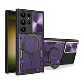 Husa pentru Samsung Galaxy S23 Ultra, Techsuit CamGuard Pro, albastru