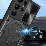 Husa pentru Samsung Galaxy S23 Ultra, Techsuit CamGuard Pro, albastru