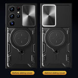 Husa pentru Samsung Galaxy S23 Ultra, Techsuit CamGuard Pro, albastru