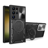 Husa pentru Samsung Galaxy S23 Ultra, Techsuit CamGuard Pro, albastru