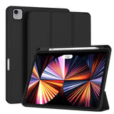 Husa tableta pentru iPad Pro 11 2021, Techsuit Flex Trifold (cu Pencil Holder), gri