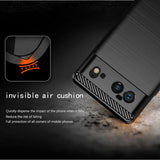 Husa pentru Google Pixel 6, Techsuit Carbon Silicone, negru