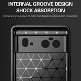 Husa pentru Google Pixel 6, Techsuit Carbon Silicone, negru