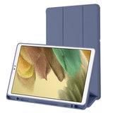 Husa tableta pentru Samsung Galaxy Tab A7 Lite, Techsuit Flex Trifold (cu Pencil Holder), gri