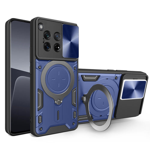 Husa pentru OnePlus 12, Techsuit CamGuard Pro, albastru
