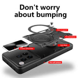 Husa pentru OnePlus 12, Techsuit CamGuard Pro, albastru