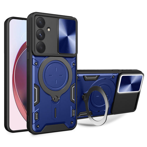 Husa pentru Samsung Galaxy A35 5G, Techsuit CamGuard Pro, albastru