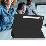 Husa tableta pentru Samsung Galaxy Tab S9, Techsuit Flex Trifold (cu Pencil Holder), gri
